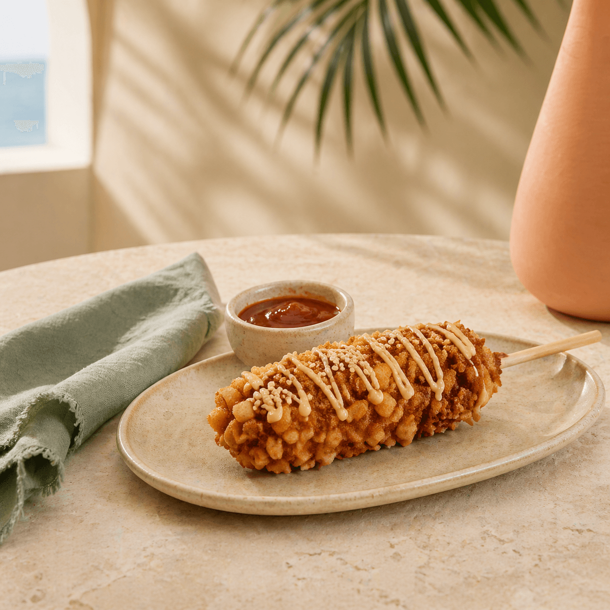 Korean Corn Dog — Build a Meal